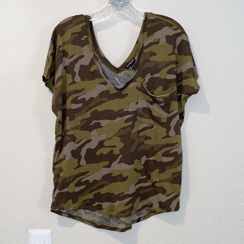 New Express camo top